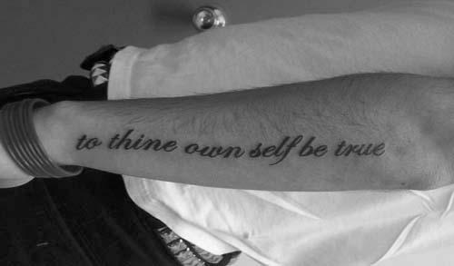 Black White Tattoo Quotes And Sayings About Life