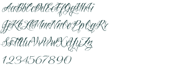 Vtcnue Tattoo Script Font