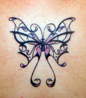 Cute Butterfly Tattoo