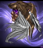 Native American Warrior Theme Design for Tattoo