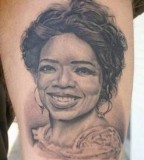 Oprah Theme Sleeve Tattoo Design