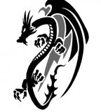 Black Dragon Tattoo