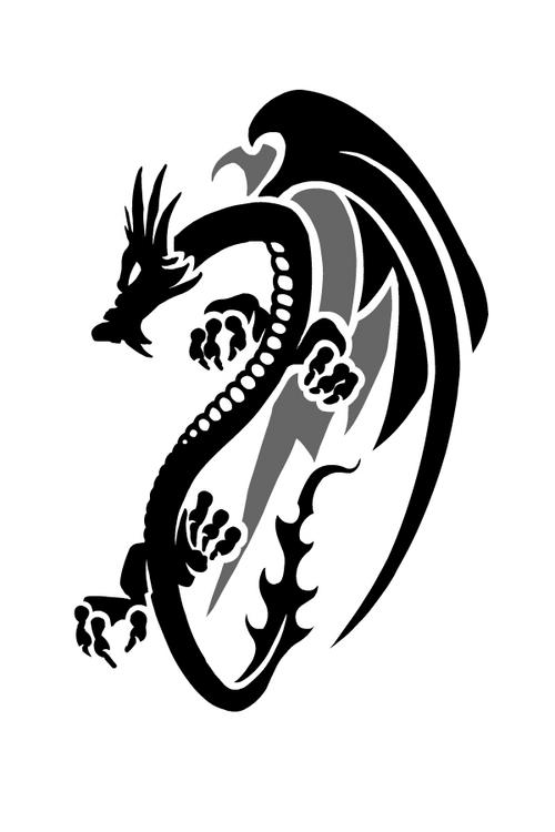 Black Dragon Tattoo