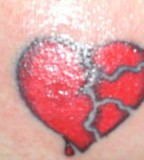 Paradise Broken Heart Tattoo Photos 