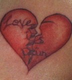 Love Is Pain Tattoo