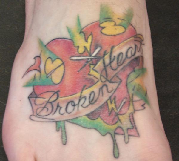 Exceptional Broken Heart Tattoo