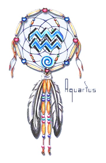 Horoscope Dream Catcher Tattoo Design Sketch