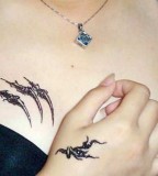 Cute Small Chest Tattoo Design for Women