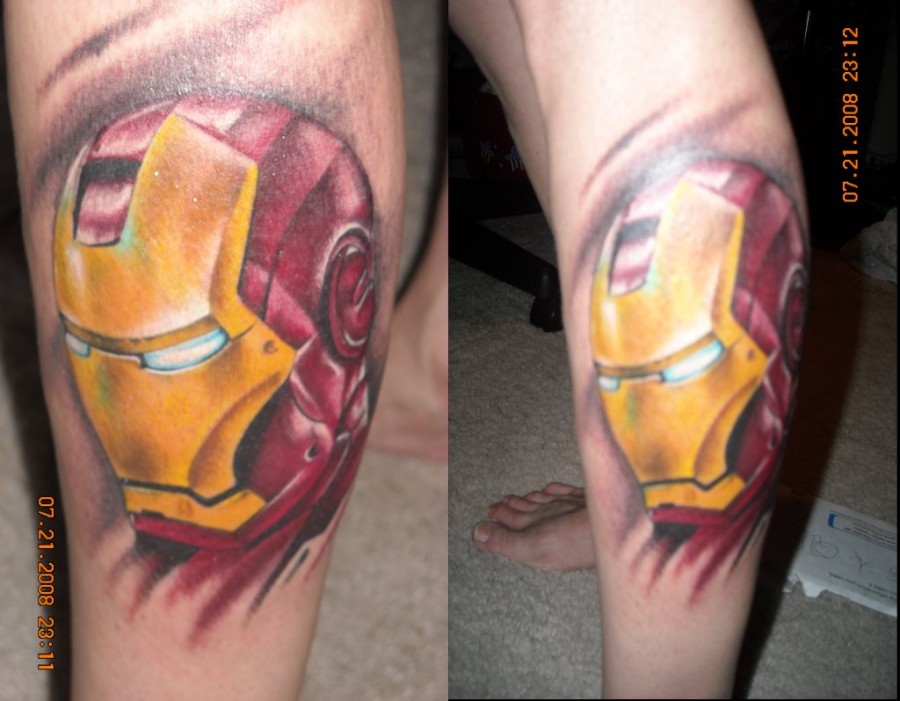 Iron Man Tattoo Cool Superero