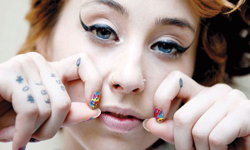 Kreayshawns Tattoos Teardrop Meanings