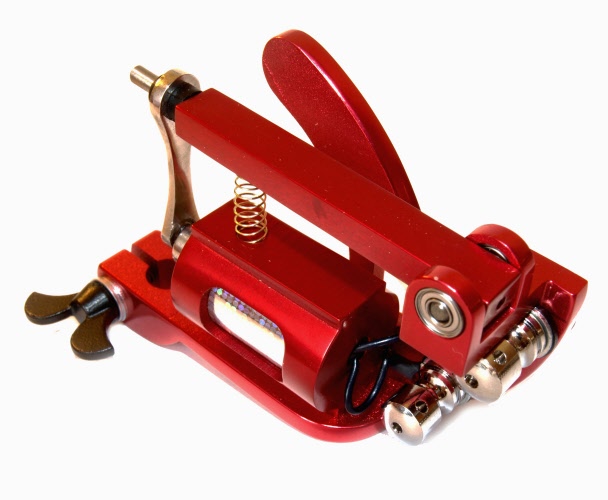 Pik Tograph Rotary Tattoo Machine Red