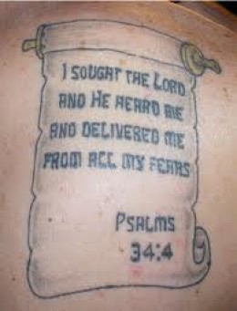 Bible Quote Tattoos And Designs Bible Phrase Tattoo