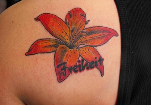 Tiger Lily  Tattoo Picture