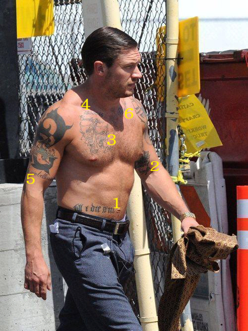 Tom Hardy Captainkirk Spotlessspot Tattoos