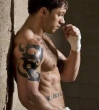 Tom Hardy Tribal Tattoos in the Warrior Session Photo