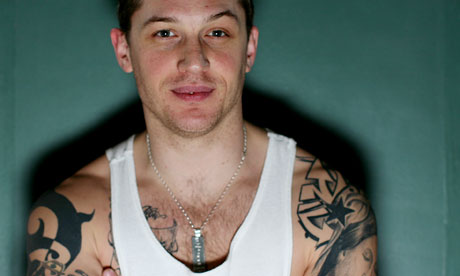 Tom Hardys Tribal Tattoo in the Left Arm