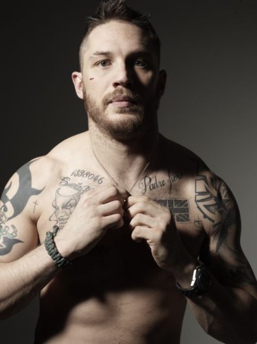 Tom Hardy Picture On Visualizeus with his Tattoos