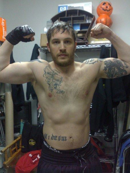 Tom Hardys Tattoos Warrior Mma Muscle Workout