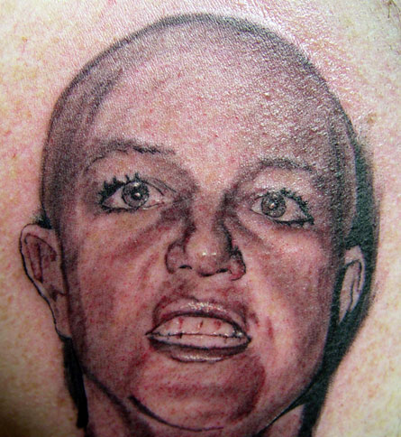 Baldy Mom Tattoo