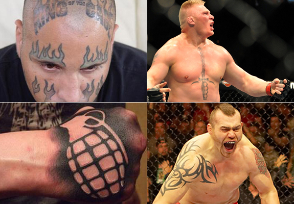 Various Bold Tattoo Inspirations from Mixed Martial Arts Fighters