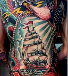 traditional full back tattoos for men traditional full back tattoos for men