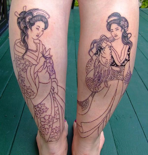 Mister Tattoos Sexy Women Tattoos With Traditional Japanese