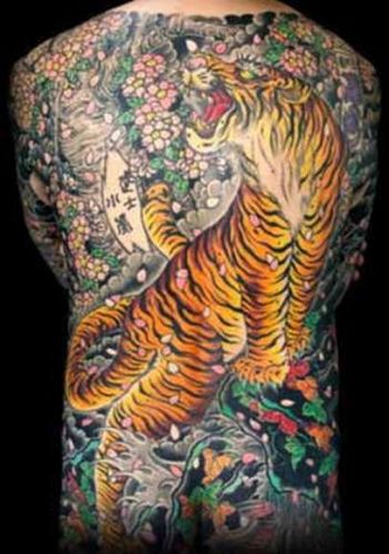 Traditional Japanese Yakuza tattoo Pictures