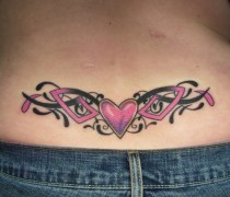 Excellent Heart Tribal Tramp Stamp Inspiration Picture