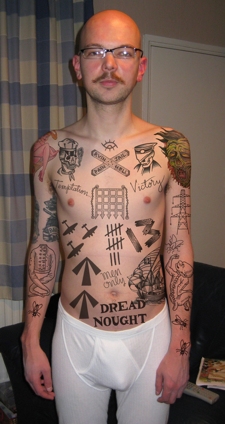 Full Body Tom Fogarty Tattos