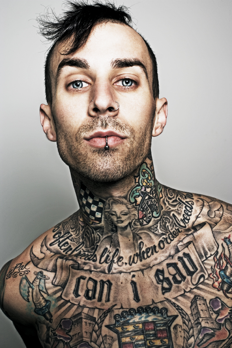 Popular Tattoos of Travis Barker Blink182