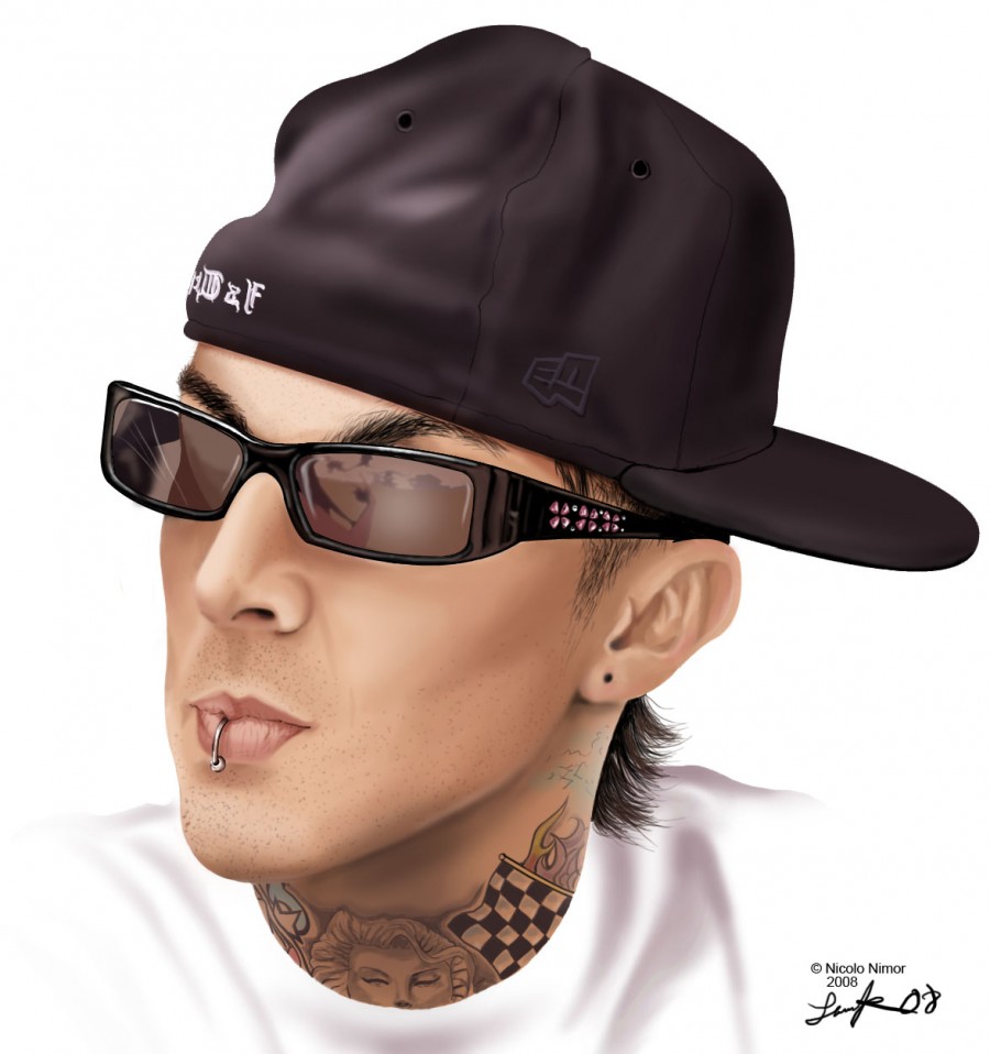 Cool Travis Barker Caricature