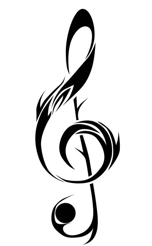 Treble Clef Tattoo – Tribal Tattoo Design