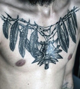 tribal chest tattoos for men tribal chest tattoos for men