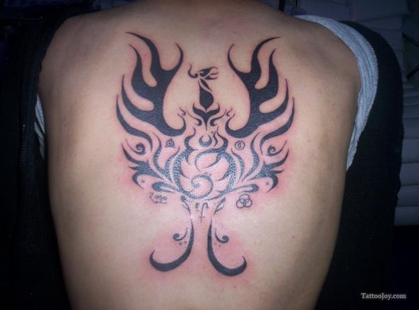 New Idea Of Tribal Phoenix Tattoos