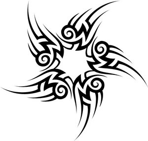 Awesome Tribal-Star Tribal Tattoo Design Ideas by Burbrujita