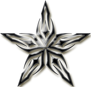Fantasy Tribal Star Tattoo Design Collection – Star Tattoos