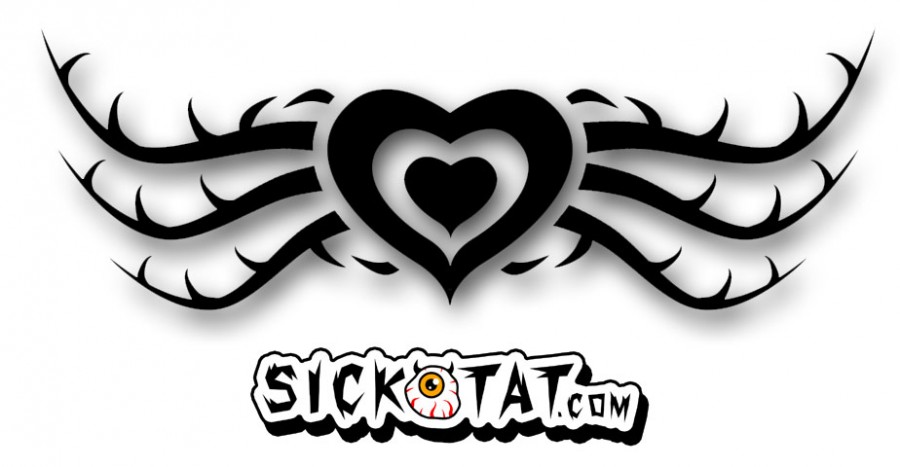 Tribal Hearts Tattoo Design Ideas by Sicktat – Tribal Tattoos