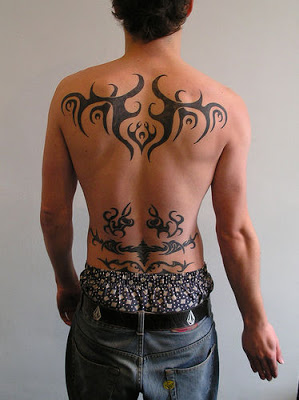 Tribal Tattoo Design for Men – Back & Lower-back Tribal Tattoos