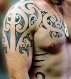 Awesome Polynesian - Tribal Tattoos Design for Men