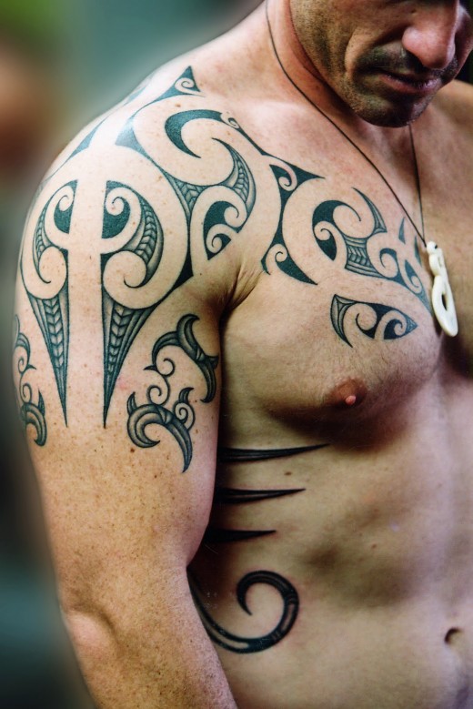 Awesome Polynesian – Tribal Tattoos Design for Men