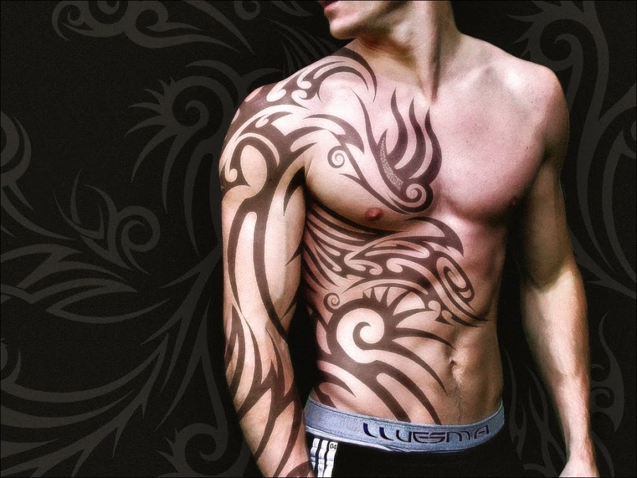 Awesome Masculine Tribal Sleeve & Rib Tattoos Ideas for Men – Tribal Tattoos