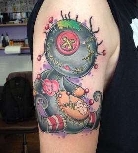trippy voodoo tattoo