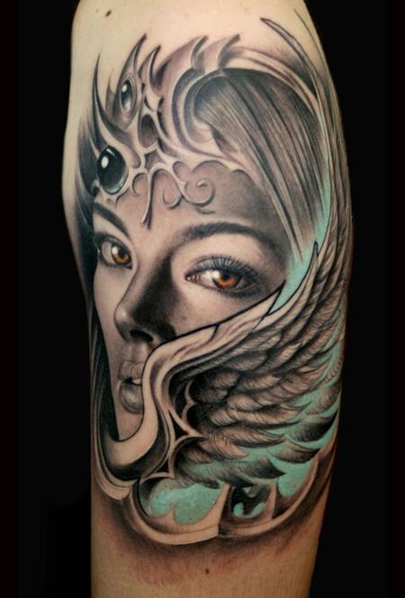 Amazing Cat Tattoo Tattoos Evil Valkyrie Wing