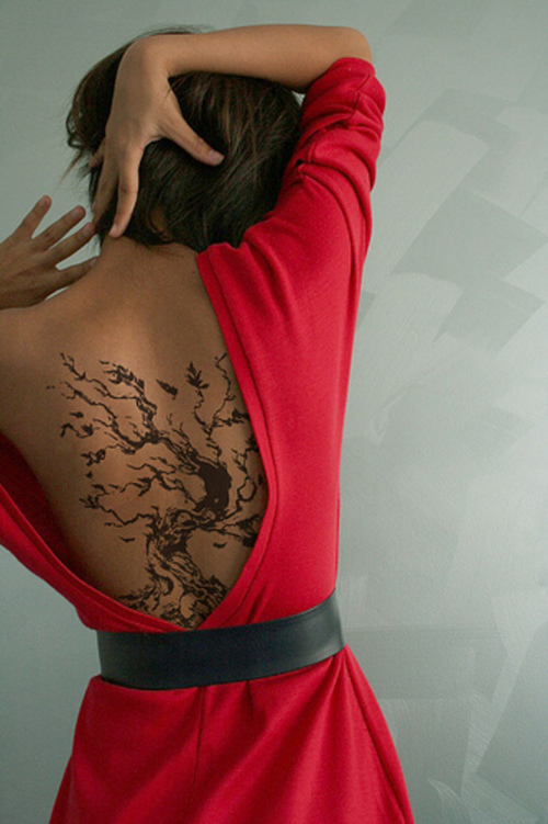 Funtastic Weeping Willow Tree Tattoo Designs For Girls