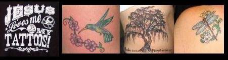 The Birds Flying Away from Willow Tree Tattoo