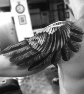 wing shoulder tattoos for men wing shoulder tattoos for men