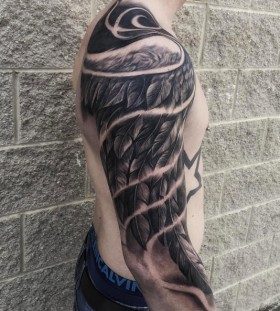 wing sleeve tattoos for men wing sleeve tattoos for men