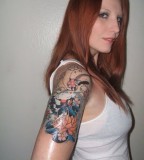 Half Sleeve Tattoo Design Ideas for Girls