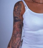 Half Sleeve Tattoo Design for Women